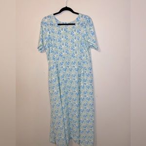 Semi-sheer handmade midi dress